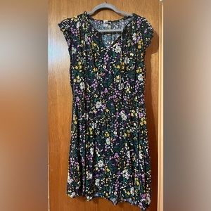 Green Floral Spring Old Navy Dress